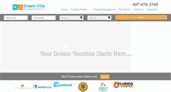 Desktop Screenshot of dreamvillamanagement.com